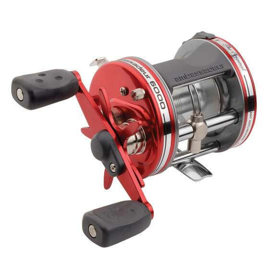 * Cheap Baitcaster Reels Abu Garcia Ambassadeur 6000 Red Baitcast Reel | Baitcaster Reels